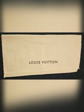 Louis Vuitton Mini Pochette Kirigami Envelope Dust Bag Cream Canvas Wallet